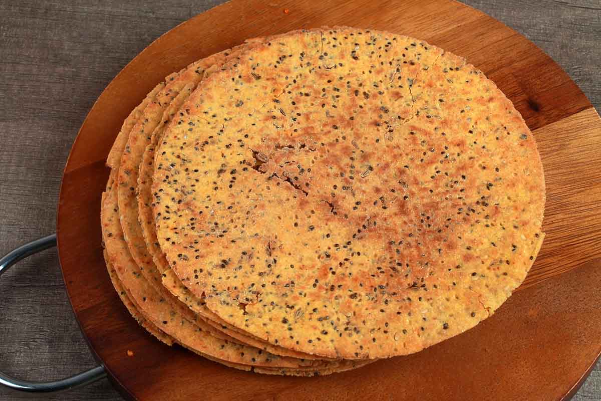 Gluten Free Jowar Chia Seed Khakhra 250 Gm