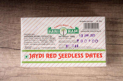 Jaydired Dates Seedless 200Gm