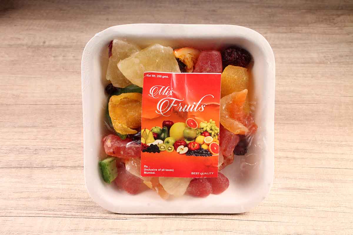 Dried Mix Fruits Tray 200 Gm