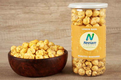 Roasted Makhana Lemon Basil 80 Gm