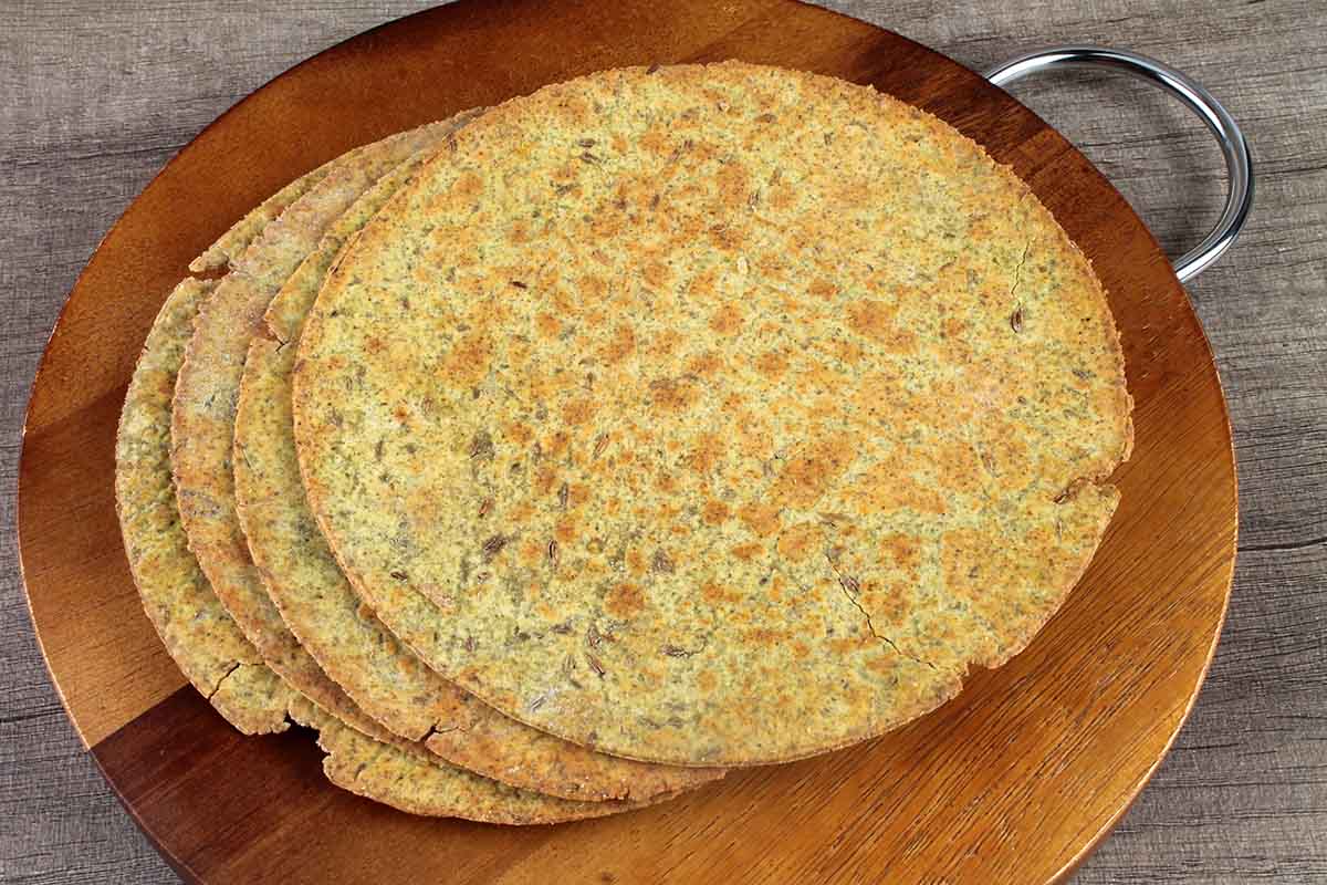 Gluten Free Green Moong Masala Khakhra 250 Gm