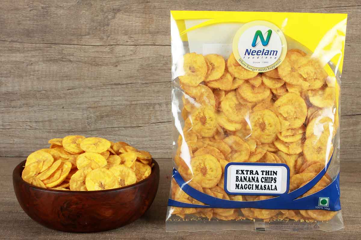 Extra Thin Banana Chips Noodle Masala 200 Gm