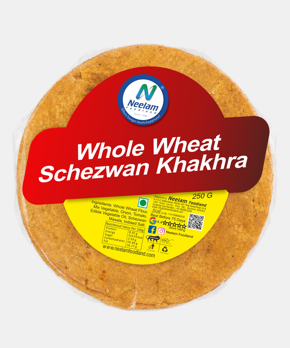 Whole Wheat Schezwan Khakhra 250 Gm