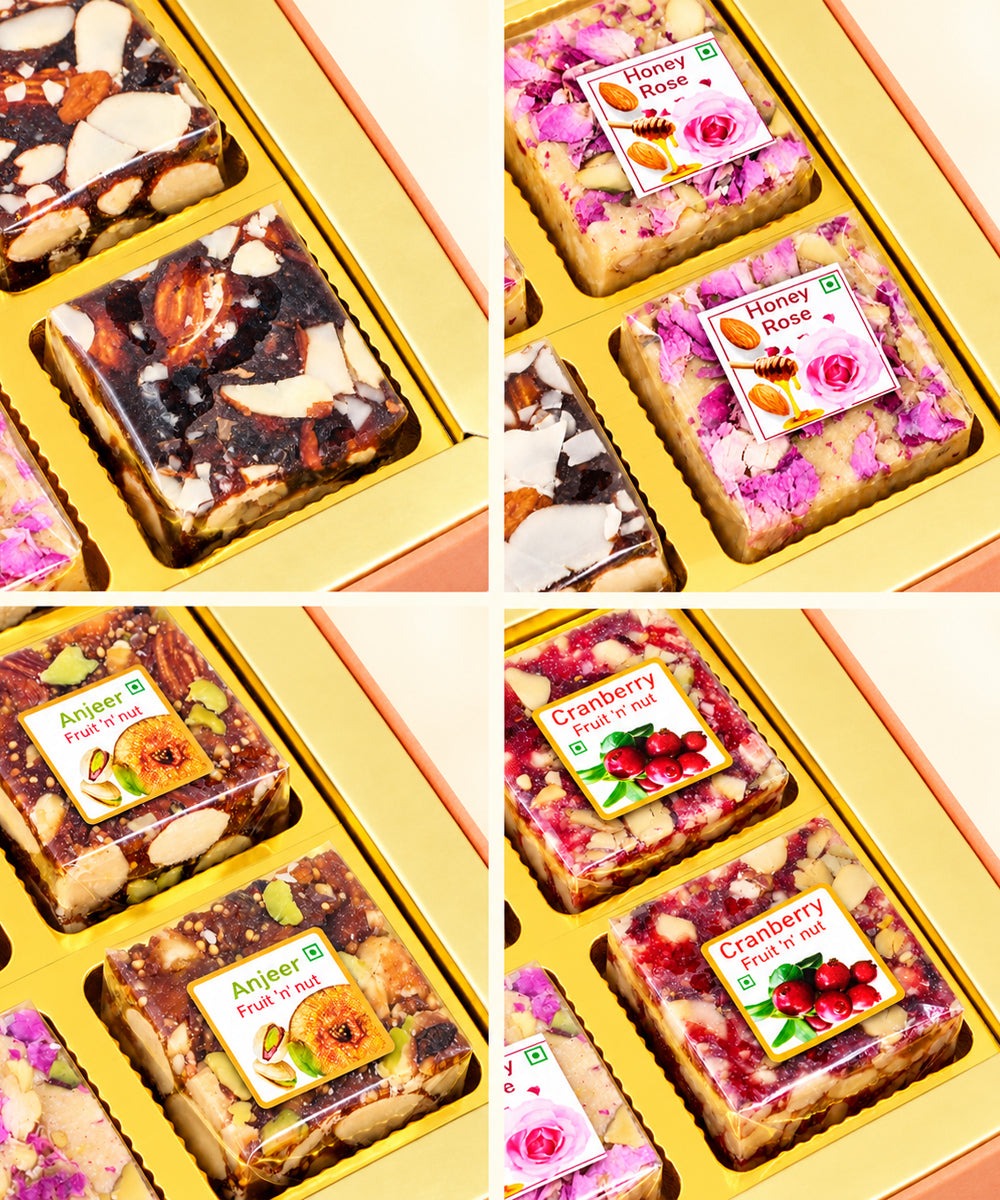 Swarn Vaibhav Diwali Sweet Treasure Box 12 Pieces 250 Gm