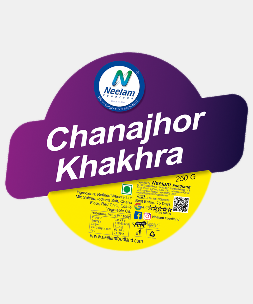 Chana Jor Khakhra 250 Gm