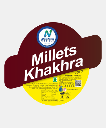 Millet Khakhra 250 Gm