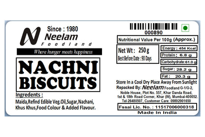 Nachani Biscuits 250 Gm
