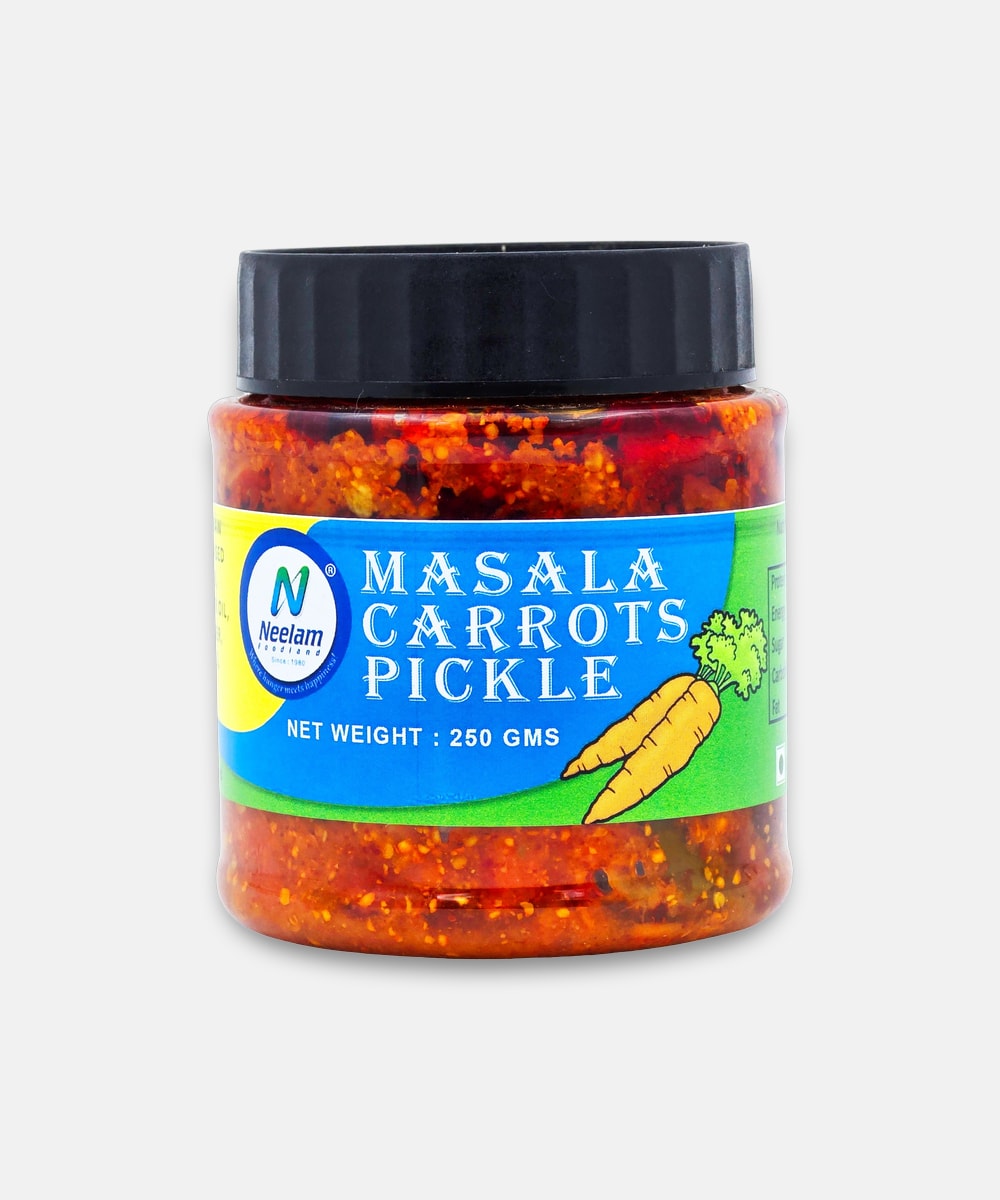 Masala Carrots Pickle 250 Gm