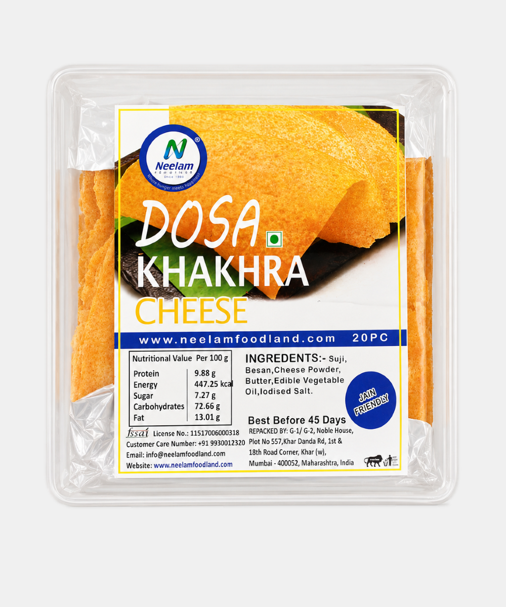 Dosa Khakhra Cheese 20 Pieces