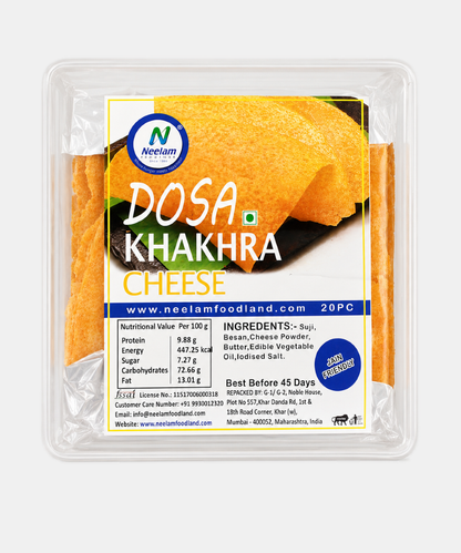 Dosa Khakhra Cheese 20 Pieces