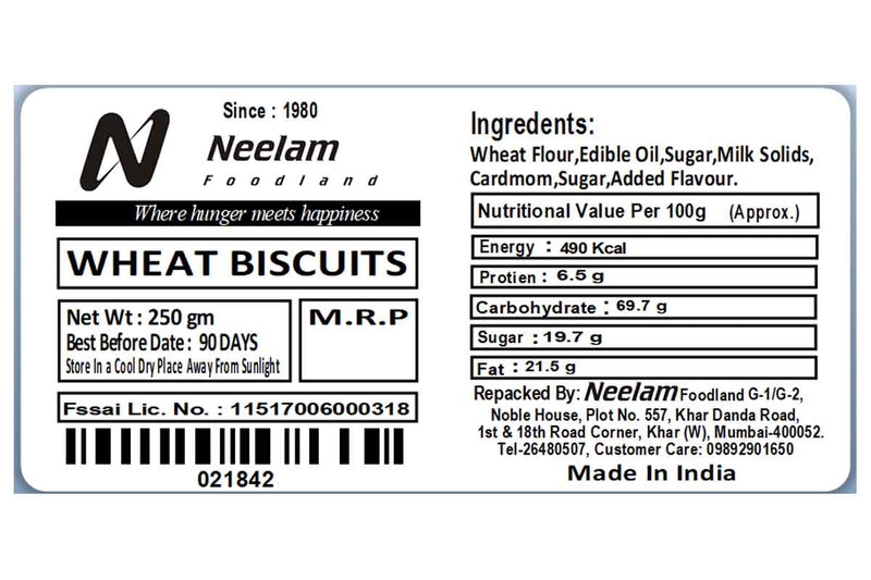 WHEAT BISCUIT 250 GM