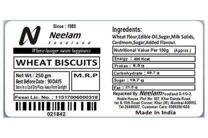 Wheat Biscuit 250 Gm