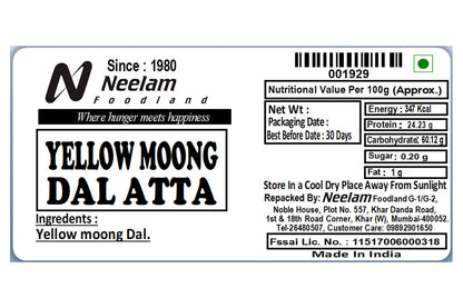 Yellow Gram Dal Flour/Pili Moong Dal Atta 500 Gm