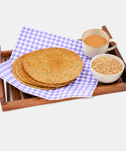 Whole Wheat Bajra Methi Garlic Khakhra 250 Gm
