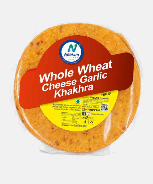 Whole Wheat Cheese Garlic Khakhra 250 Gm