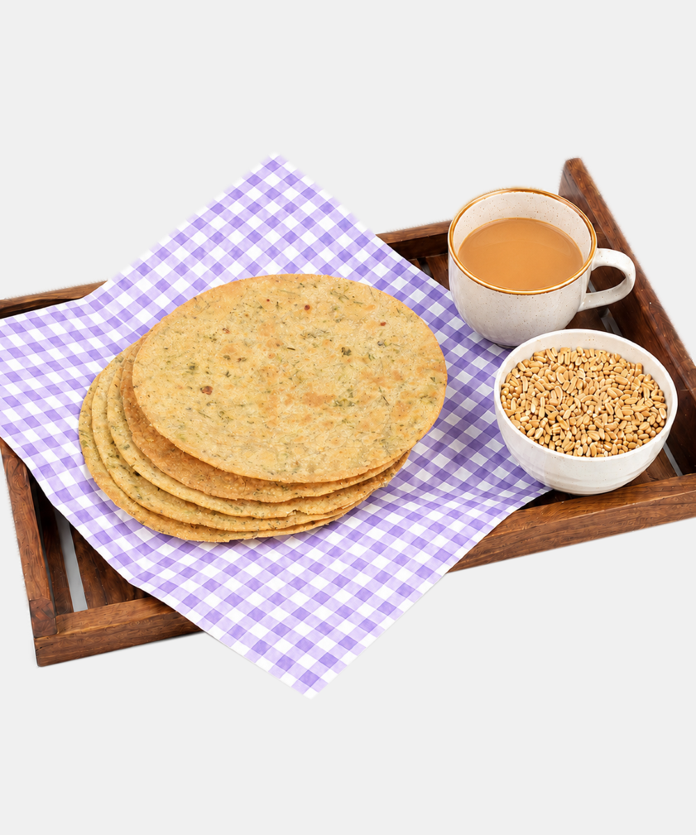 Whole Wheat Bajri Methi Khakhra 250 Gm