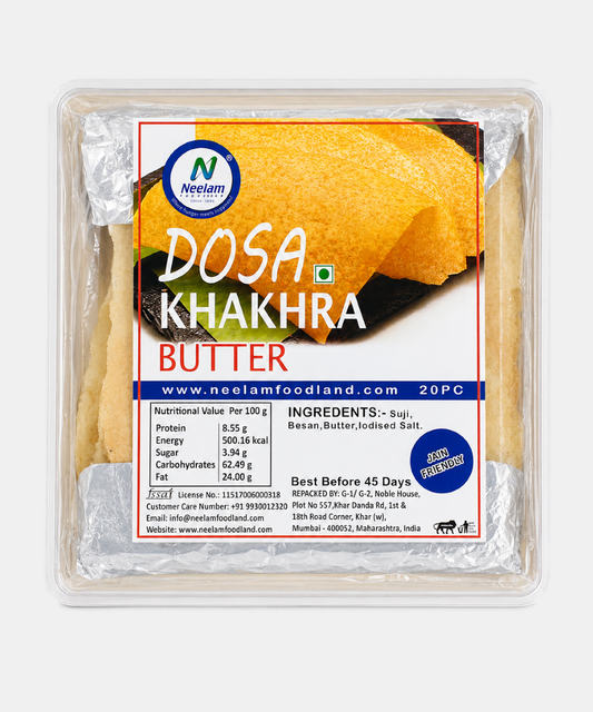 Dosa Khakhra Butter 20 Pieces