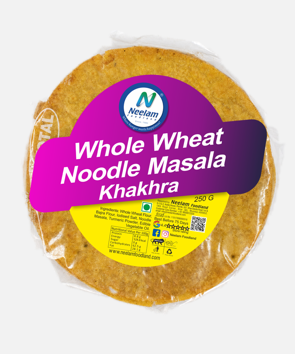 Whole Wheat Noodle Masala Khakhra 250 Gm