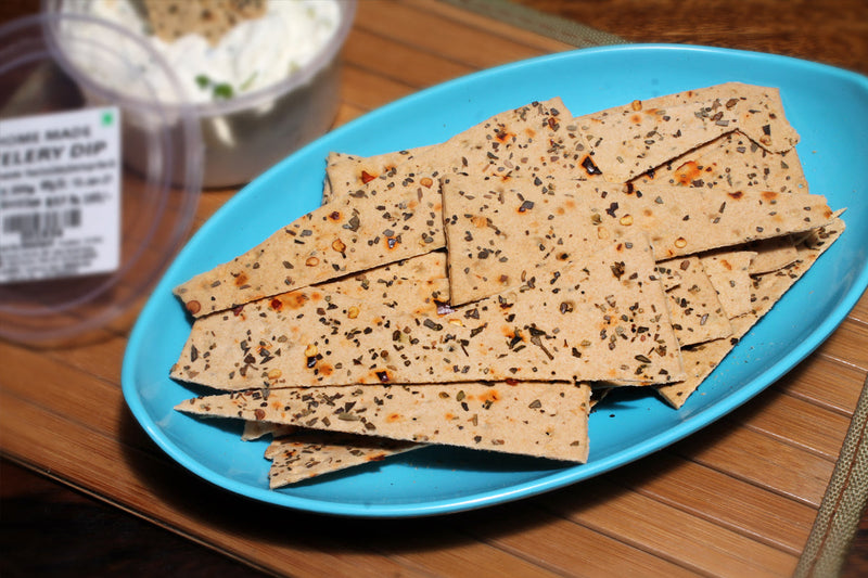 WHOLE WHEAT LAVASH WITH HERBS 100 GM