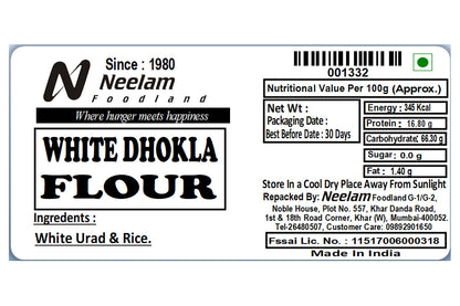 WHITE DHOKLA FLOUR 500 GM