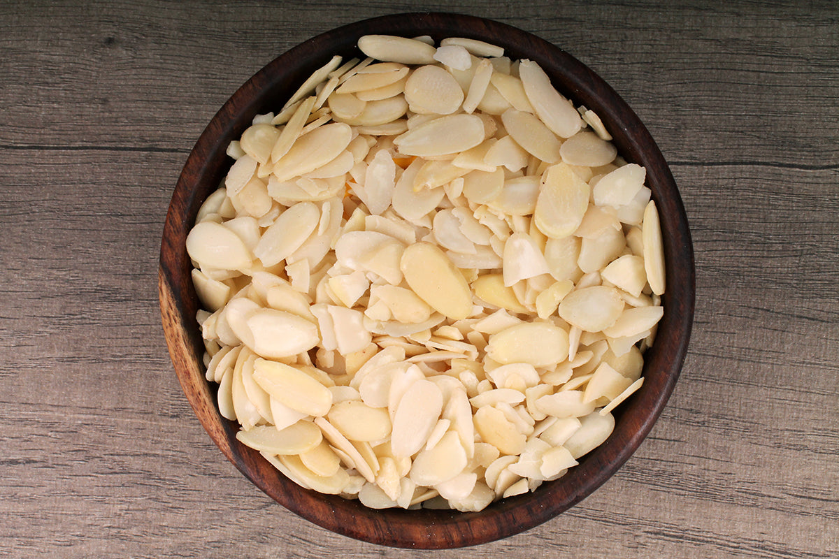 NATURAL & BLANTURAL SLICED CALIFORNIA ALMONDS