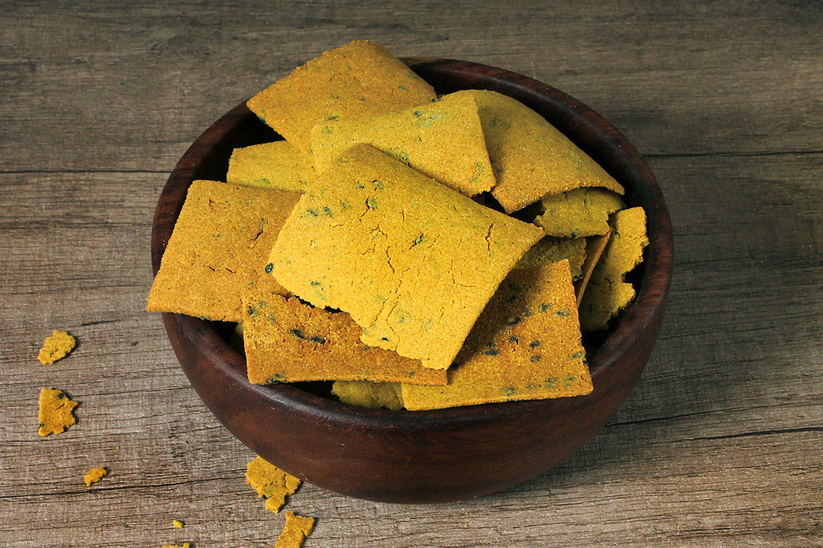 JOWAR & GINGER CRACKERS 125 GM