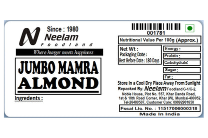 JUMBO MAMRA ALMOND 200 GM