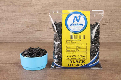 BLACK BEANS / BLACK TURTLE BEANS 250 GM