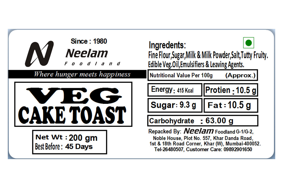 VEG CAKE TOAST