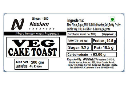 VEG CAKE TOAST