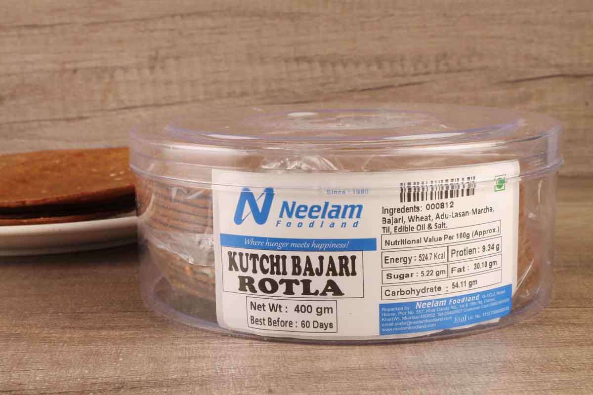 WHEAT KUTCHI BAJRI ROTLA 500 GM