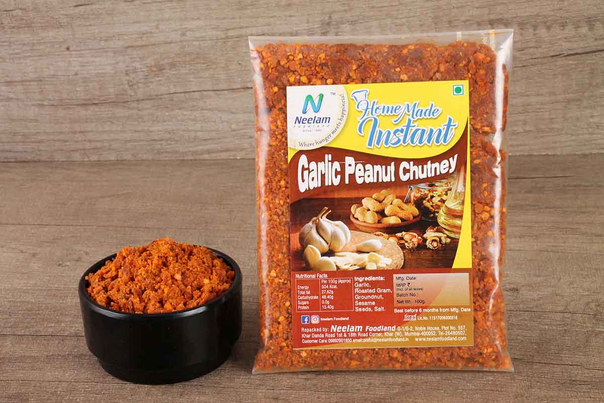 GARLIC CHUTNEY PEANUT 100 GM