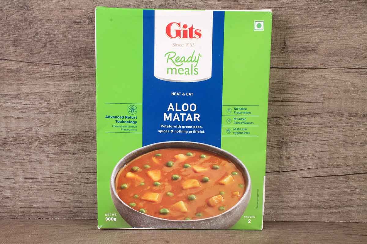 GITS ALOO MATAR READY MEALS 300 GM