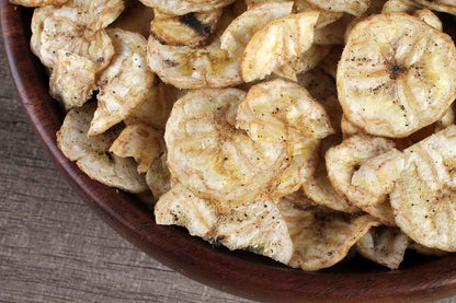 ROASTED BANANA CHIPS BLACK PEPPER 200 GM