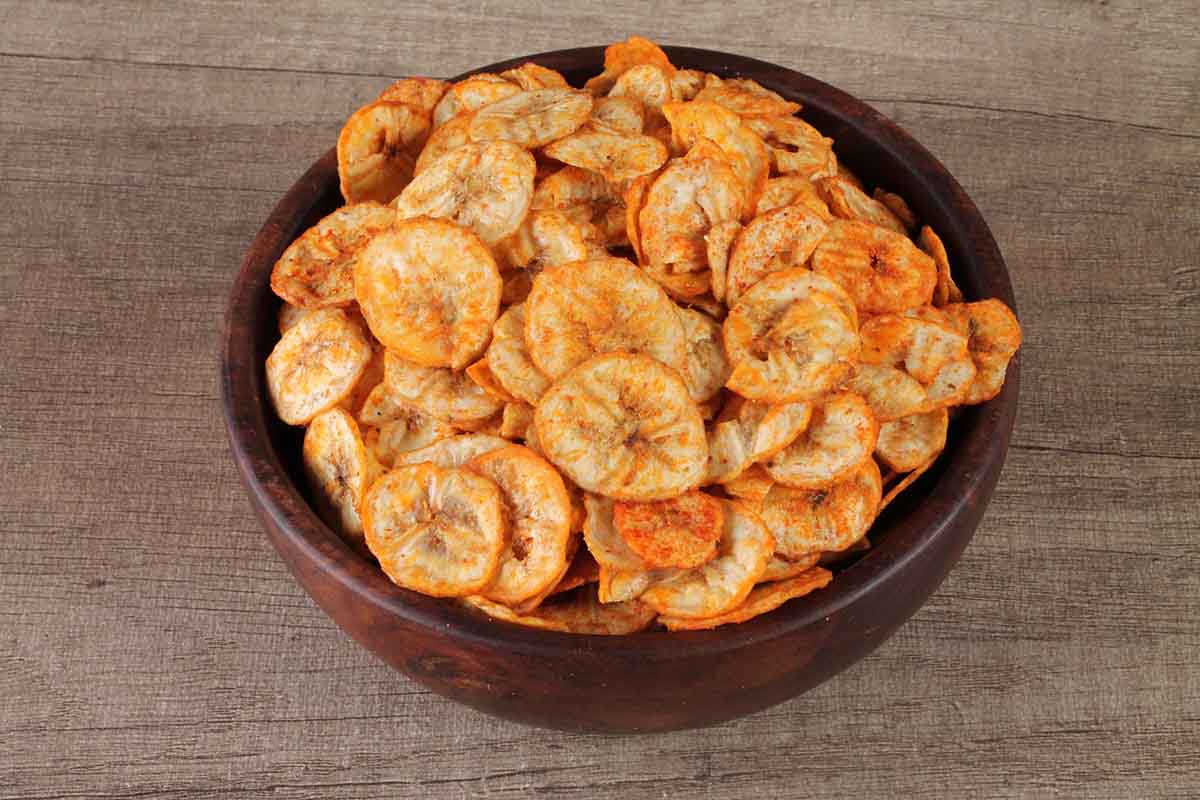 ROASTED BANANA CHIPS MASALA 200 GM