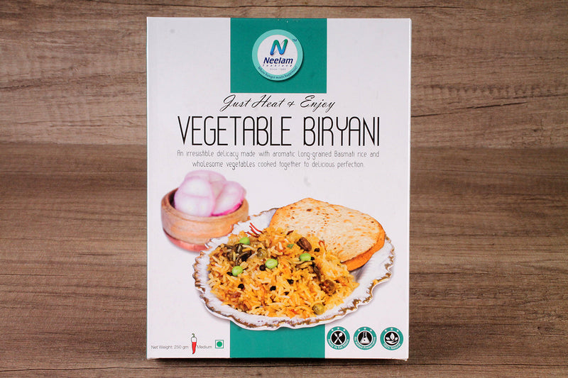 NEELAM READY TO EAT VEGETABLE BIRYANI 250 GM