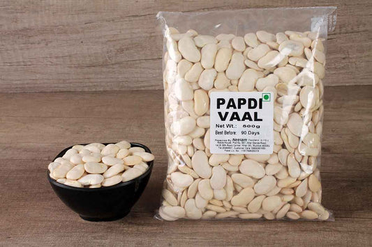 WHITE LIMA BEANS/PAPDI VAAL 500 GM