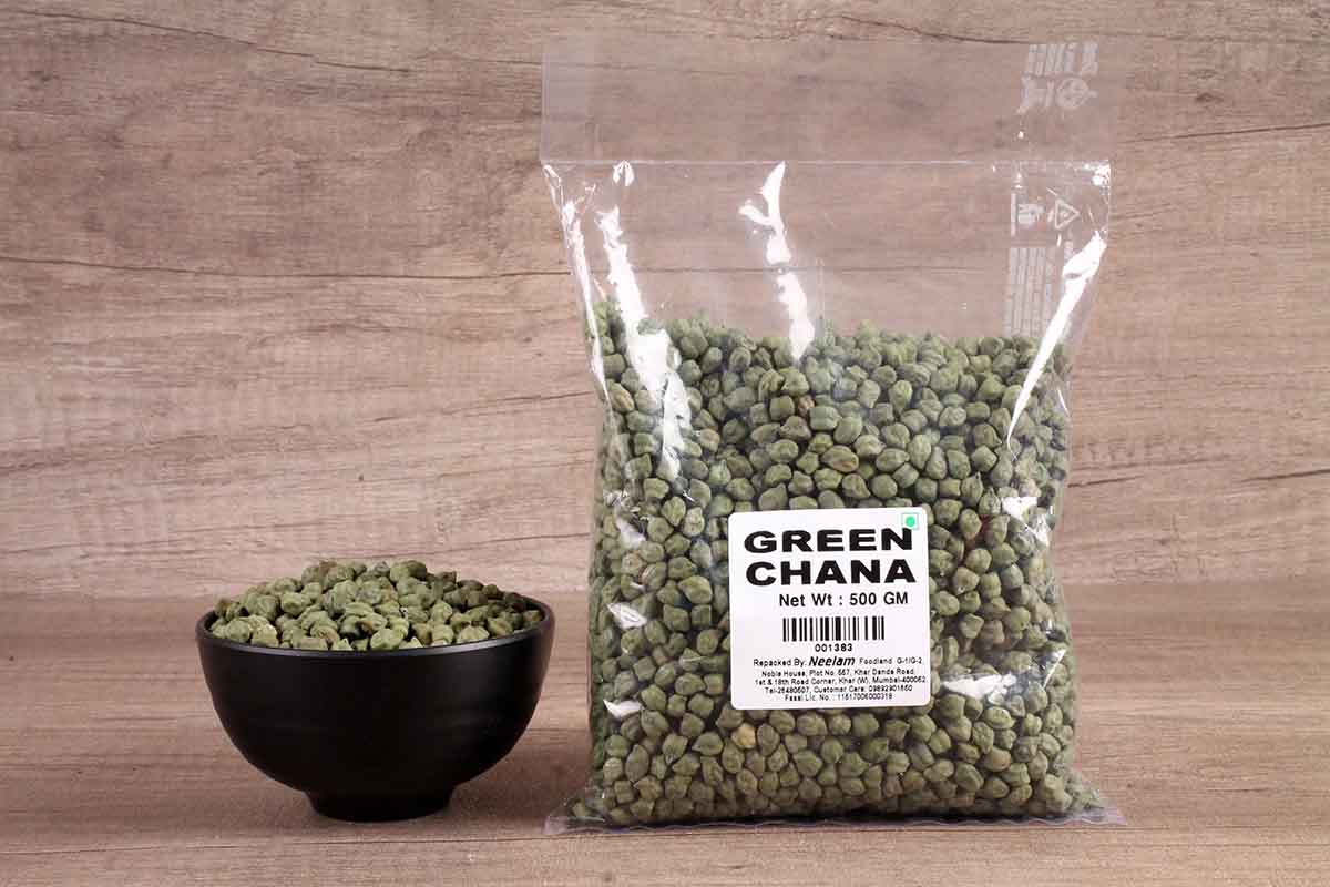 WHOLE GREEN GRAM/HARA CHANA 500 GM