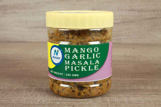 MANGO GARLIC & CHILLI MASALA OIL FREE PICKLE 250 GM