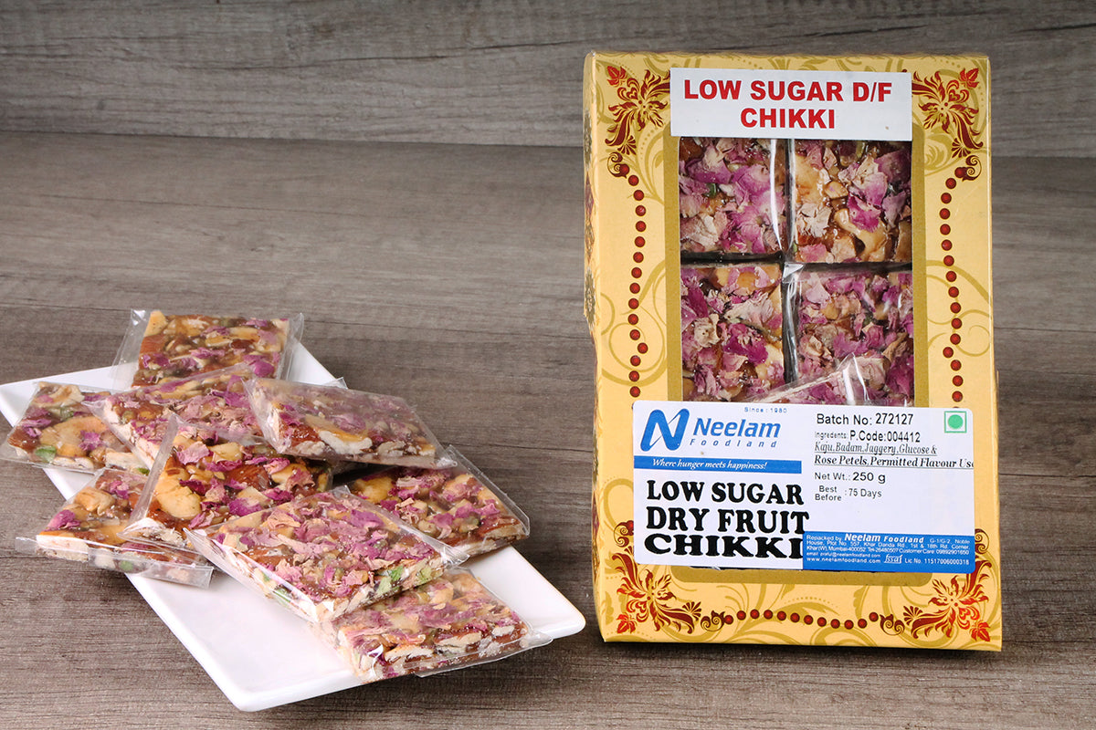 DRY FRUIT CHIKKI LOW SUGAR 250 GM