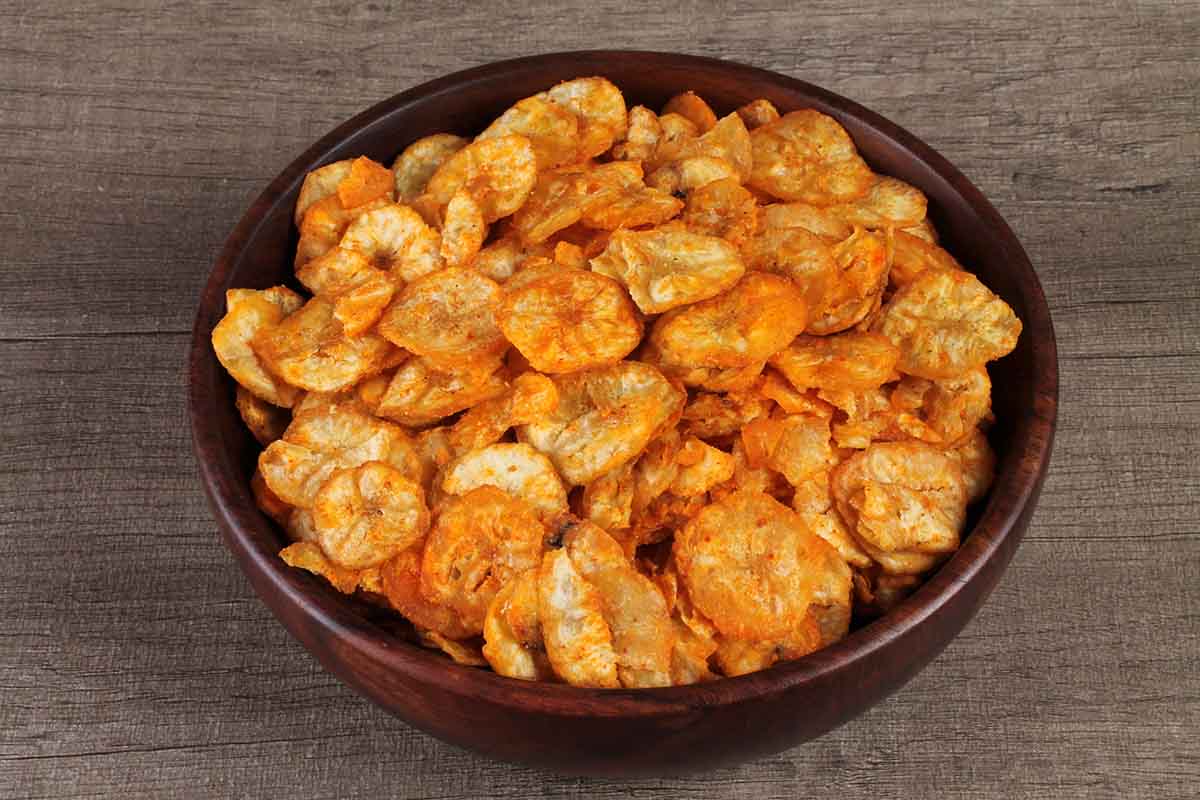 EXTRA THIN BANANA CHIPS MASALA 200 GM