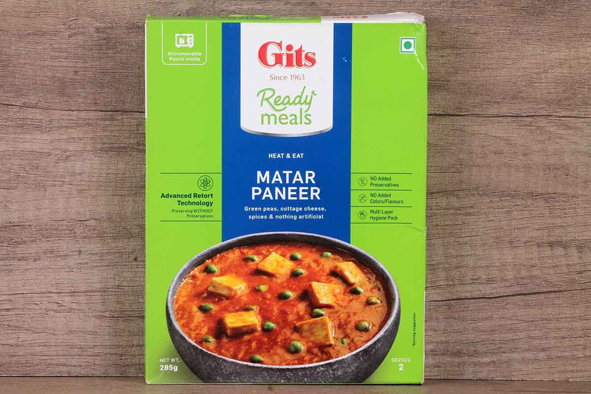 GITS MATAR PANEER READY MEALS 285 GM