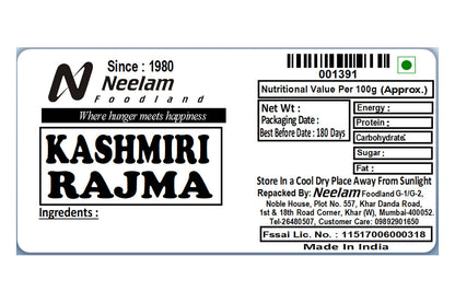 KASHMIRI RAJMA/SHARMILI 500 GM