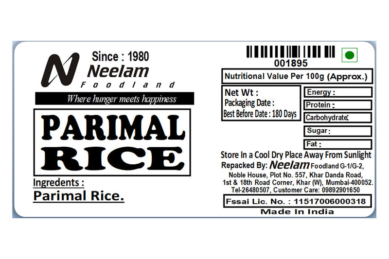 PARIMAL RICE