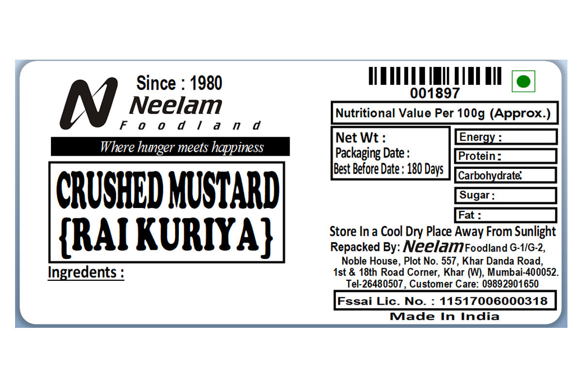 RAI KURIYA,MUSTARD SPILIT