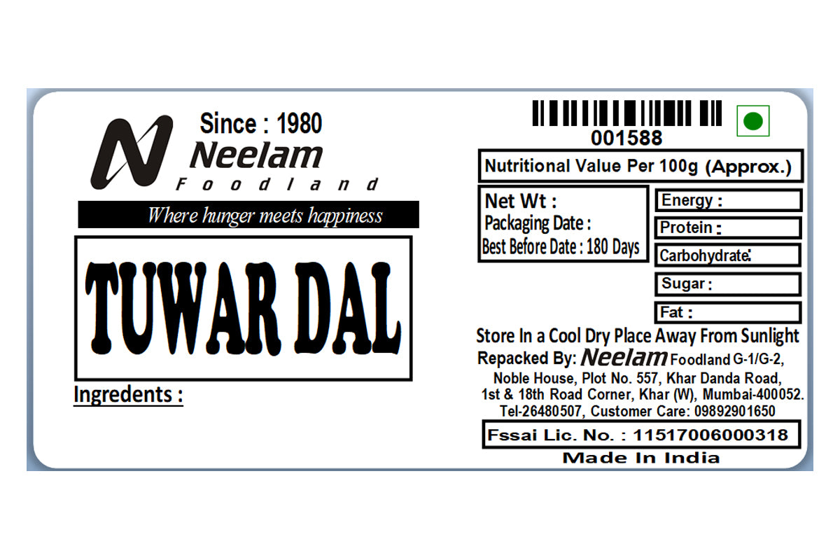 TUWAR DAL 1 KG