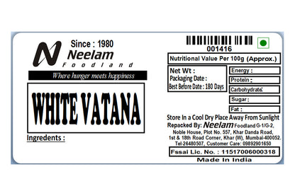 WHITE PEAS/SAFED VATANA 250 GM